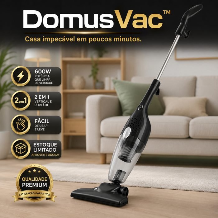 Aspirador Portatil Vertical Compacto 220V Recarregavel Limpeza Facil Residencial Automotivo