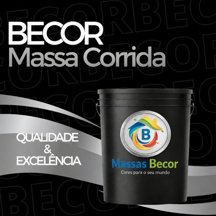 Massa Corrida para Parede Becor Ultra Resistente Antimofo e Antifungo Nivelador