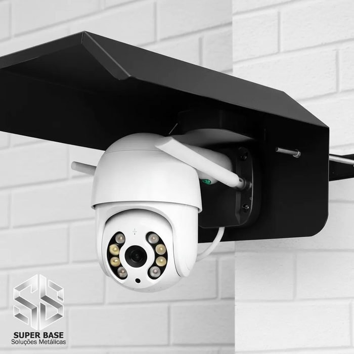 Protetor Para Câmera Bullet Wi-Fi Intelbras  Hikvision Externa Aço Preto Contra 