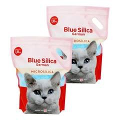 Areia Sanitária Pet Gato Cristais Blue Sílica Normal Kit 2un