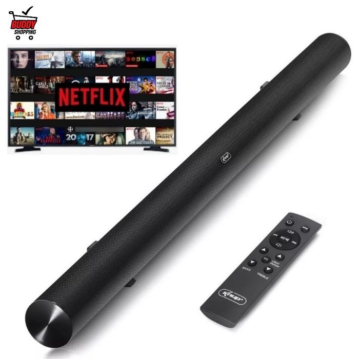 Soundbar para TV Home Theater Bluetooth 60W RMS Cabo HDMI Óptico Auxiliar Som Potente