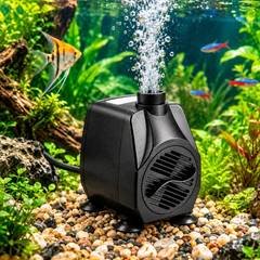 Bomba D'água Submersa 4000 L/h Aquário Lago Ornamental Fonte Cascata Jardim Peix
