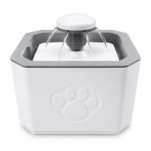 Fonte Bebedouro Pet Automático Cães Gatos 2,5L Tripla Filtragem USB 3 Modos Água Corrente Silenciosa IP68 Higiênica