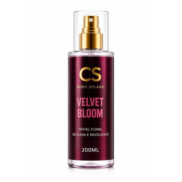 Perfume Corporal Velvet Bloom 200 ml – Aroma Leve, Feminino e Envolvente
