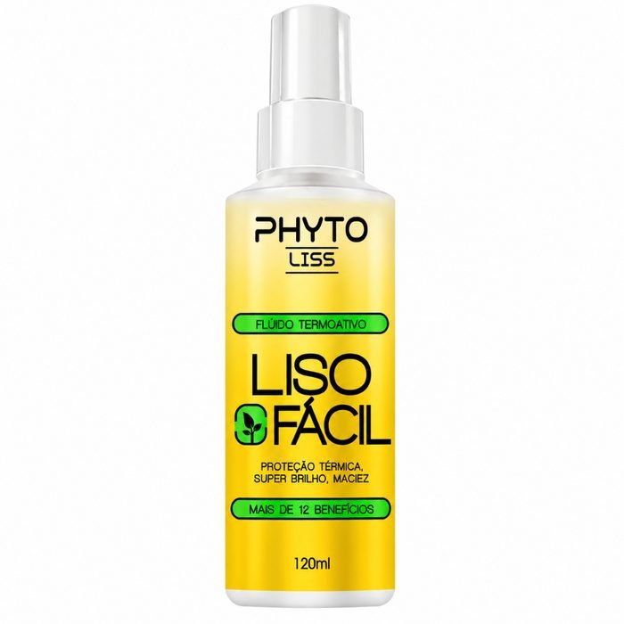 Spray Protetor Térmico Capilar Liso Fácil 120ml Proteção Contra Calor Chapinha Secador Babyliss