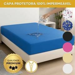 Capa Colchão Impermeável Antialérgica Protetor Material Hospitalar Segura Xixi S